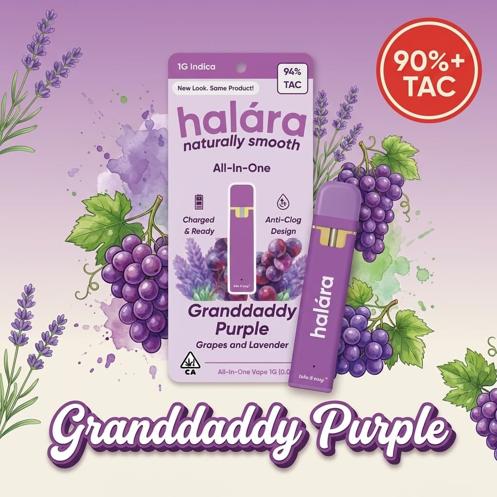 new改良版』H4CBH×CRDP 1ml Granddaddy Purple Granddaddy Purple