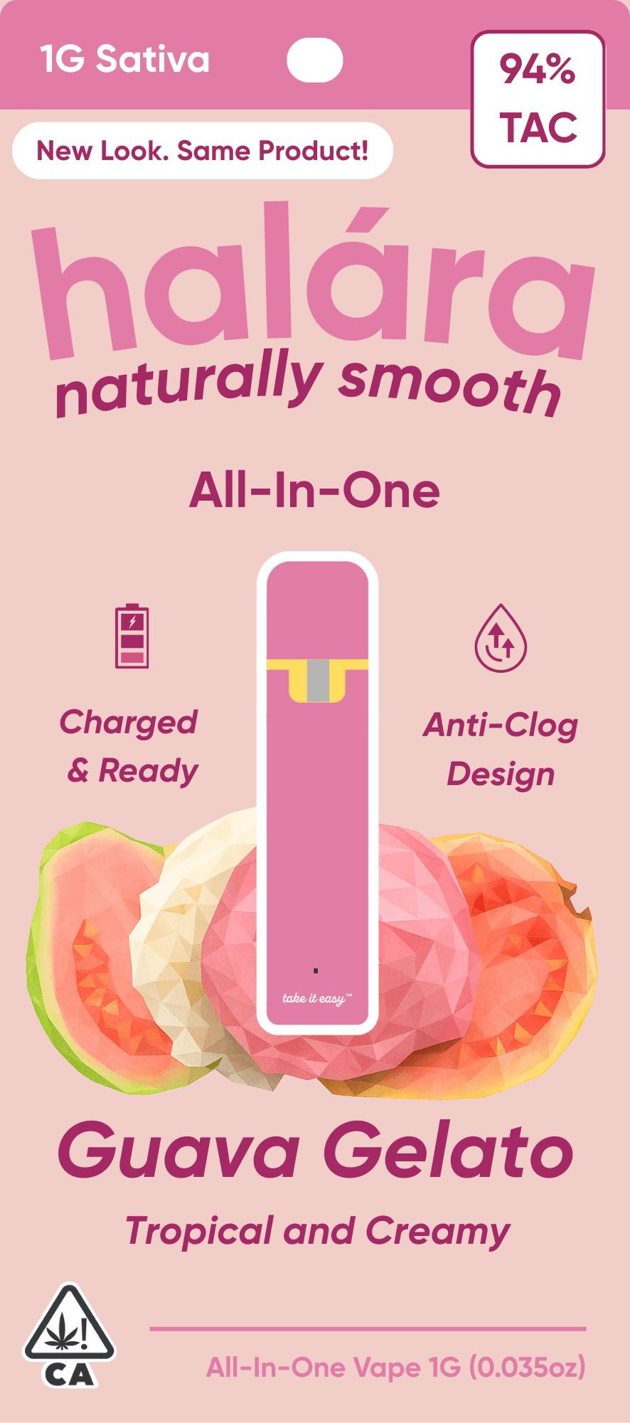 Halara Guava Gelato All-in-One packaging