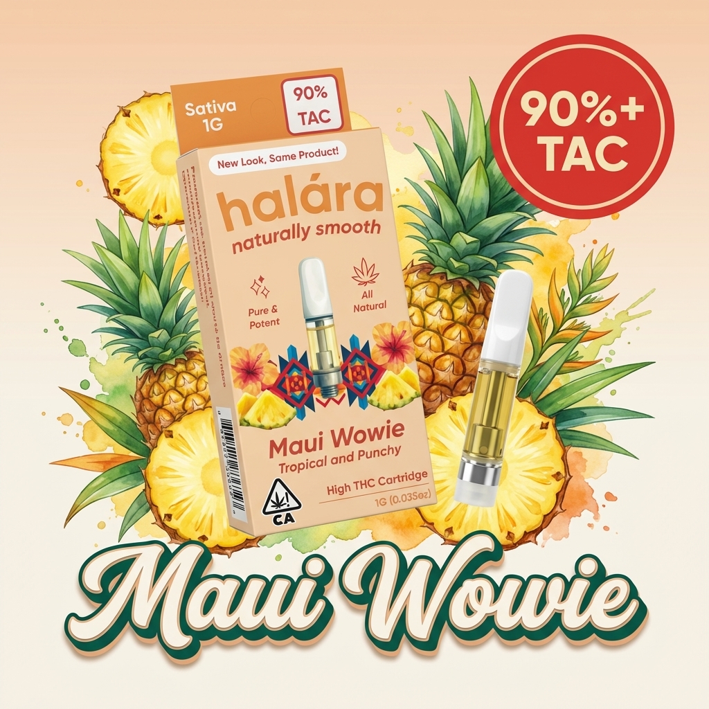 Maui Wowie Sativa Cannabis Vape — High THC | Halara Cannabis