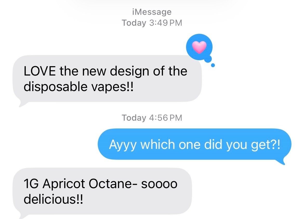Halára customer photo — Apricot Octane