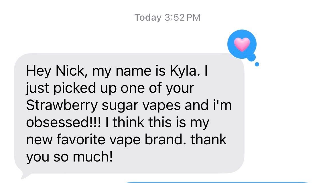 Halára customer photo — Strawberry Sugar